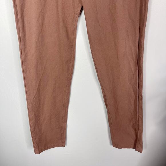 Lululemon Mens Size 34 Commission Pant Slim 32" *Earth Dye Color Clay Pink Red - Picture 4 of 9